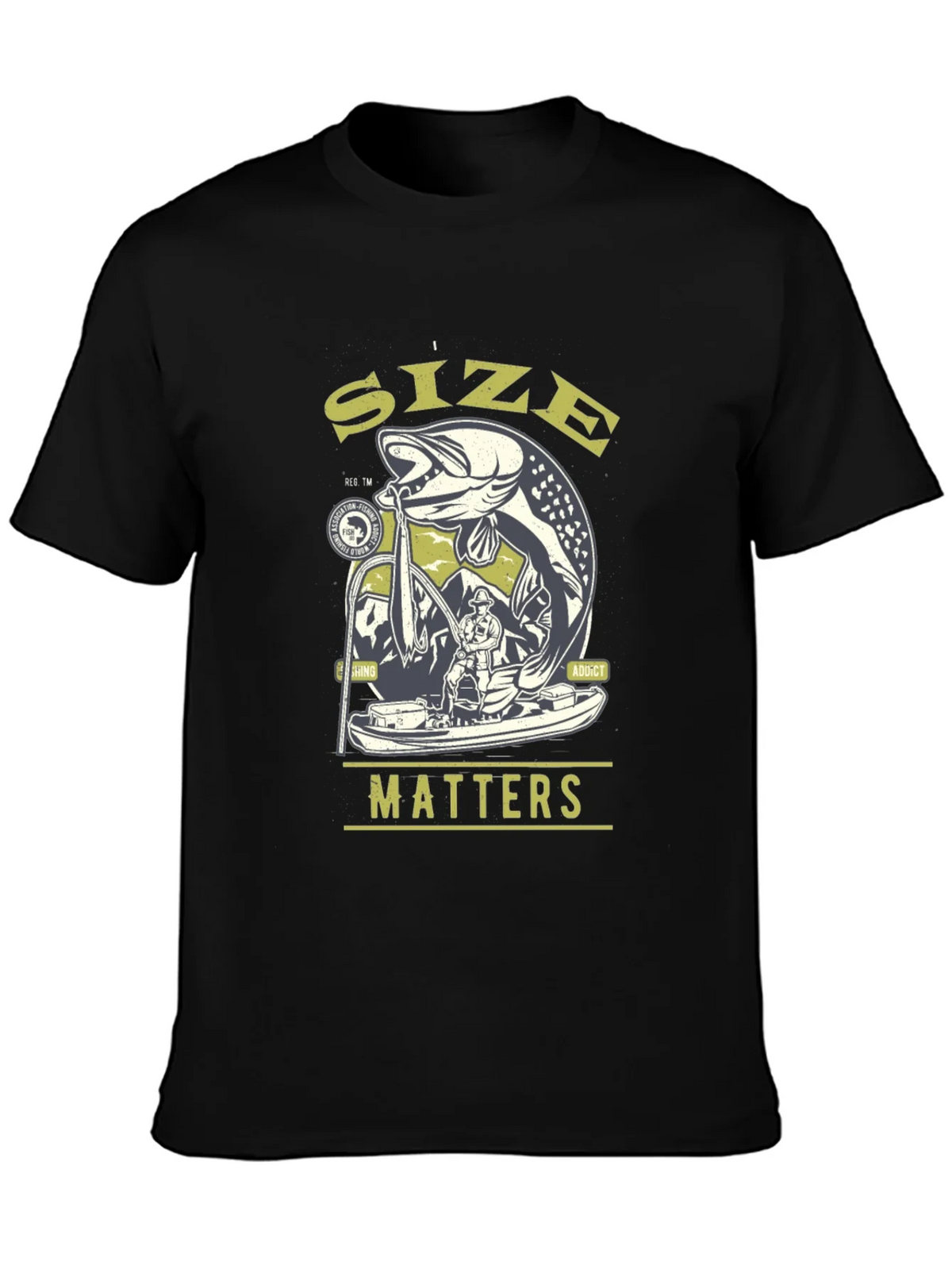 Size Matters Fishing T-Shirt - Angler Gift product image 3