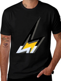 Lightning Bolt Graphic Black T-Shirt product image 1