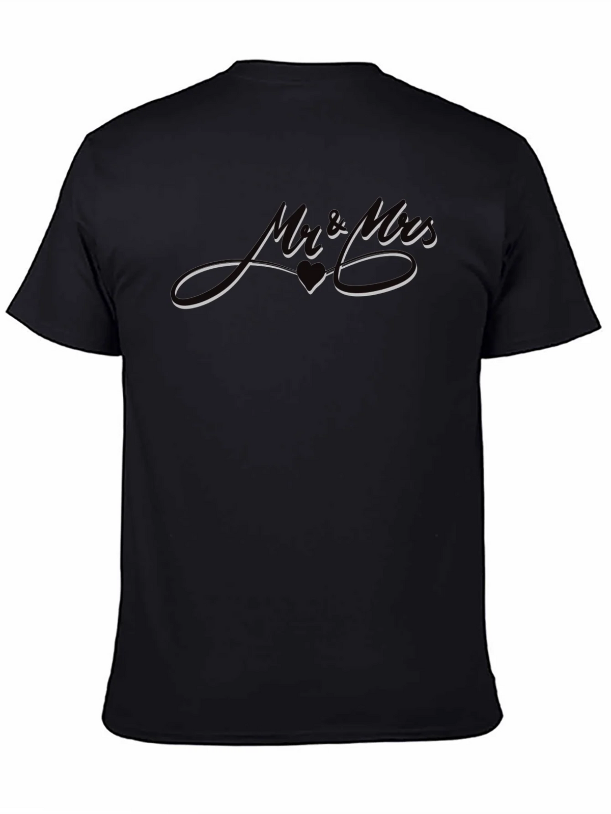 Stylish Black T-Shirt with Artistic Graphic Print product image 4