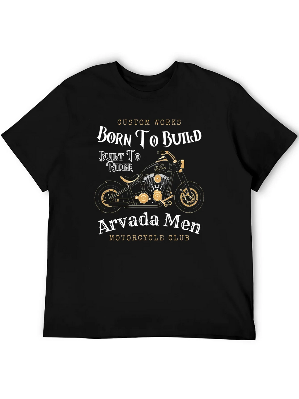 Born To Build Motorcycle Club Graphic T-Shirt product image 4