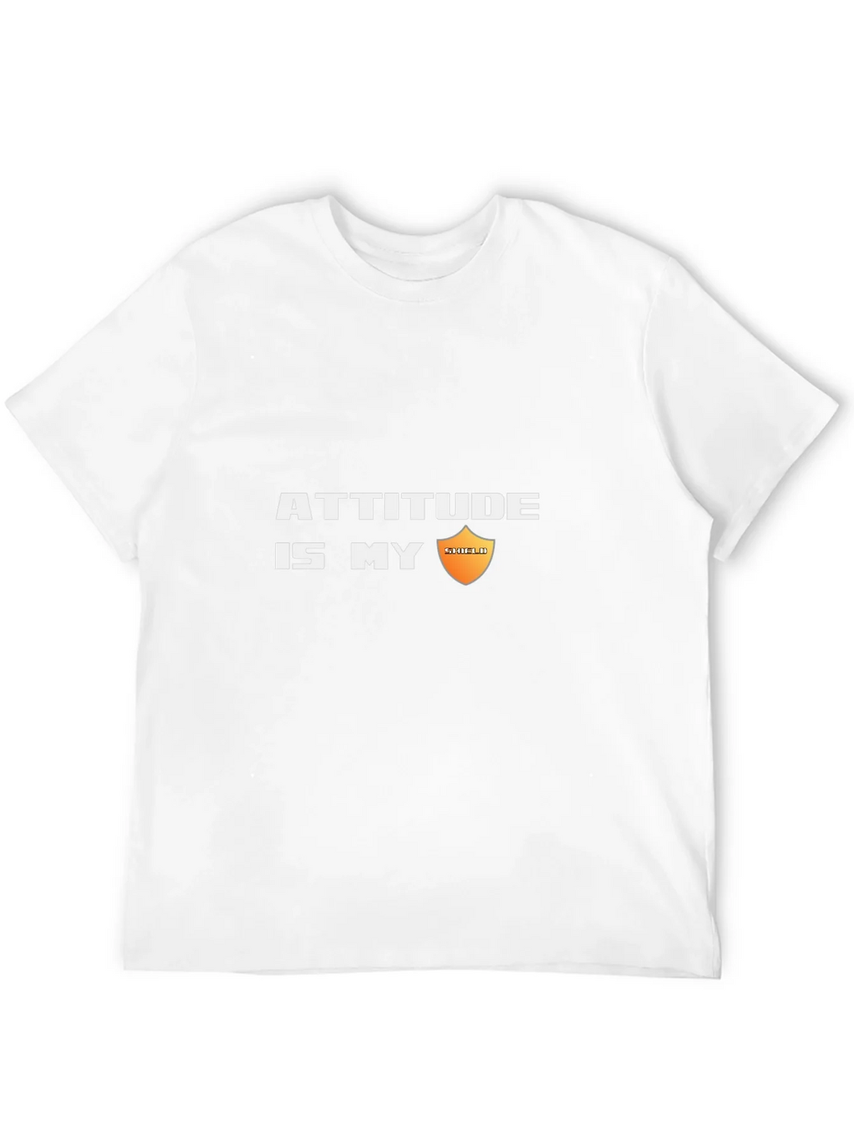 Attitude is My Shield Black T-Shirt product image 11
