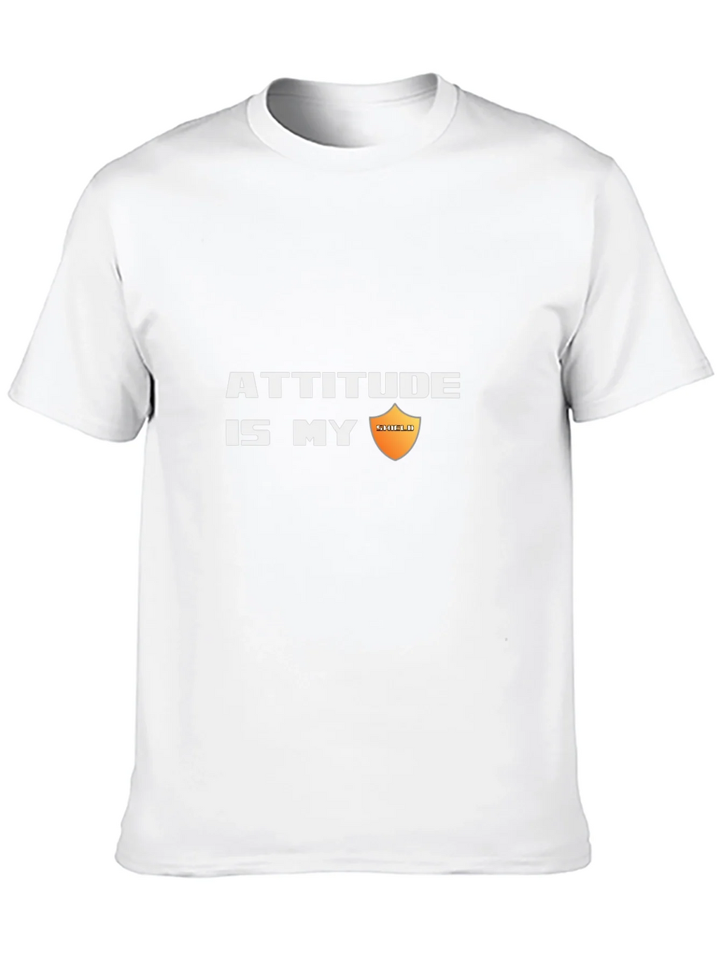 Attitude is My Shield Black T-Shirt product image 9