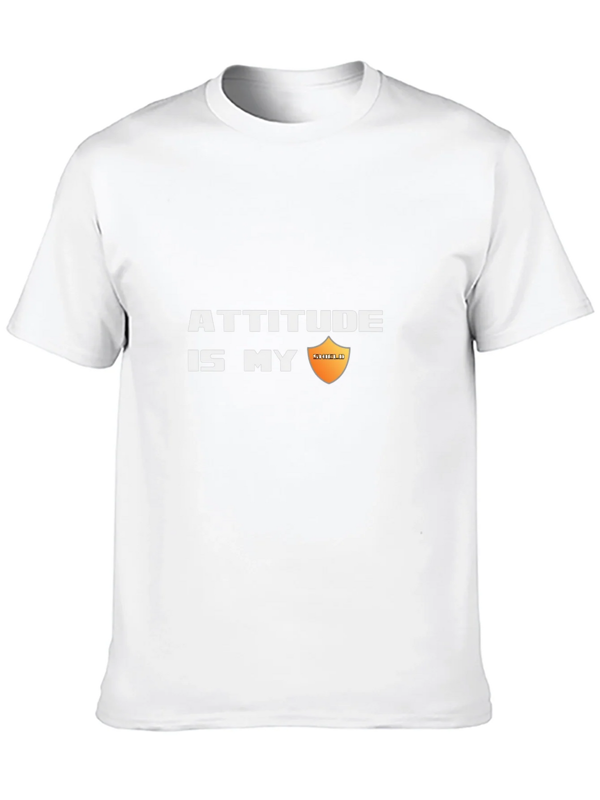 Attitude is My Shield Black T-Shirt product image 9