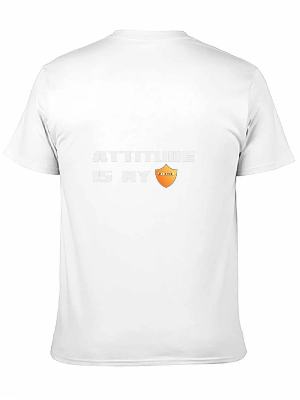 Attitude is My Shield Black T-Shirt product image 10