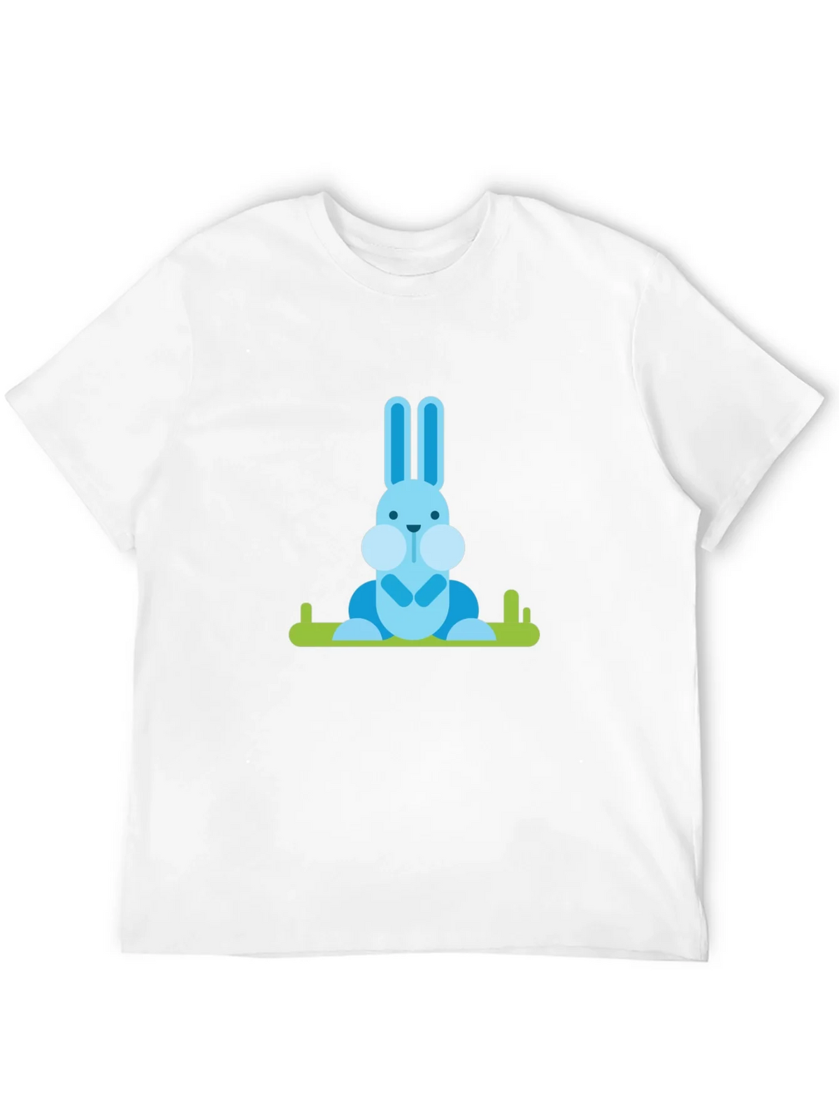 Blue Bunny Graphic Tee - Casual Black T-Shirt product image 11