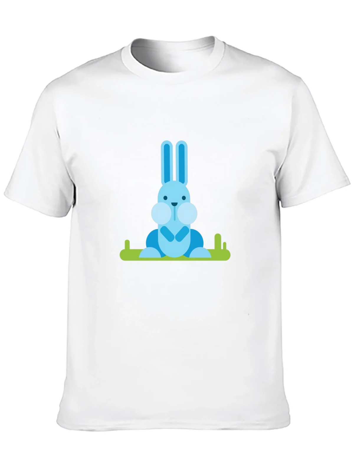 Blue Bunny Graphic Tee - Casual Black T-Shirt product image 9