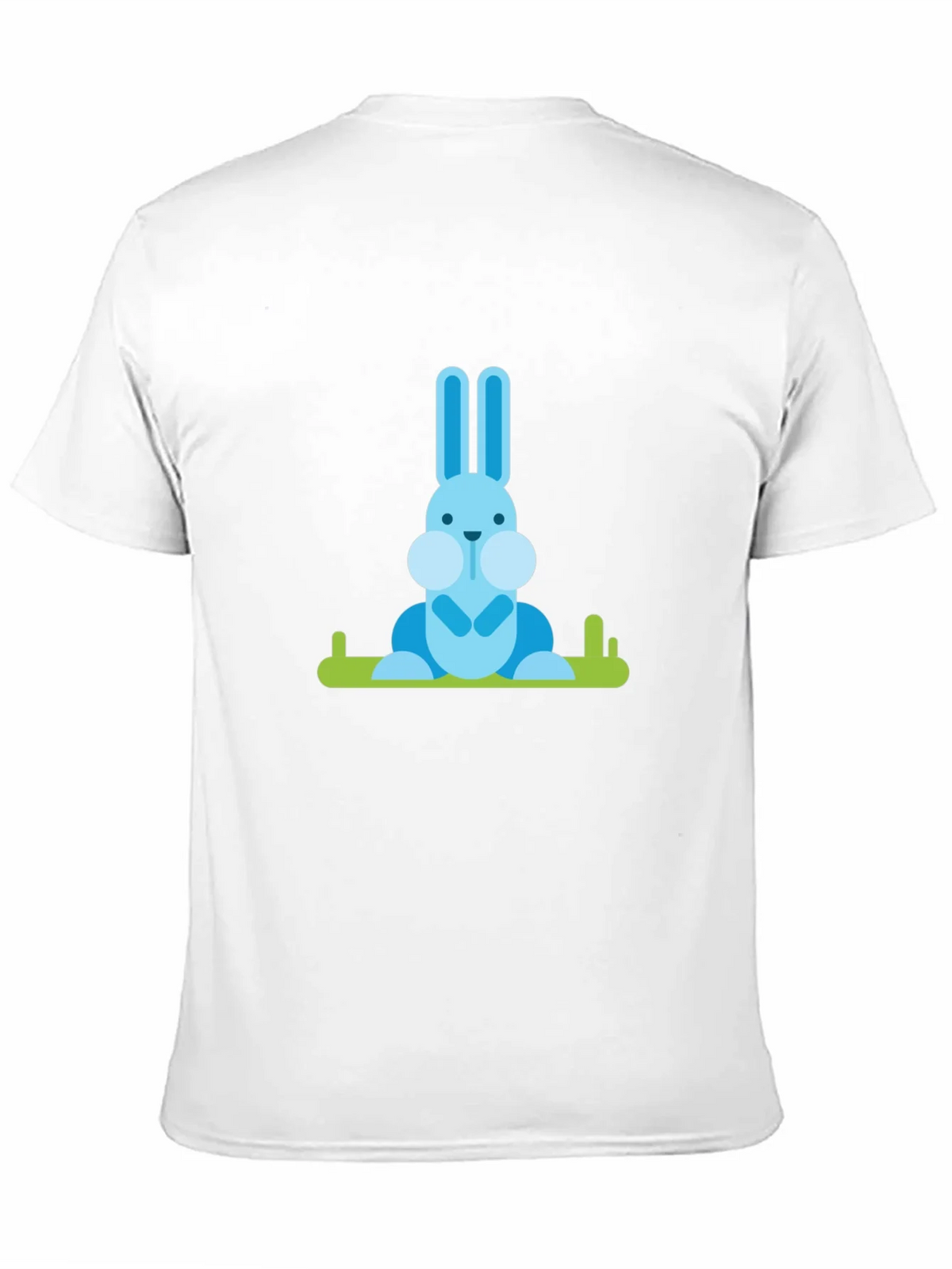 Blue Bunny Graphic Tee - Casual Black T-Shirt product image 10