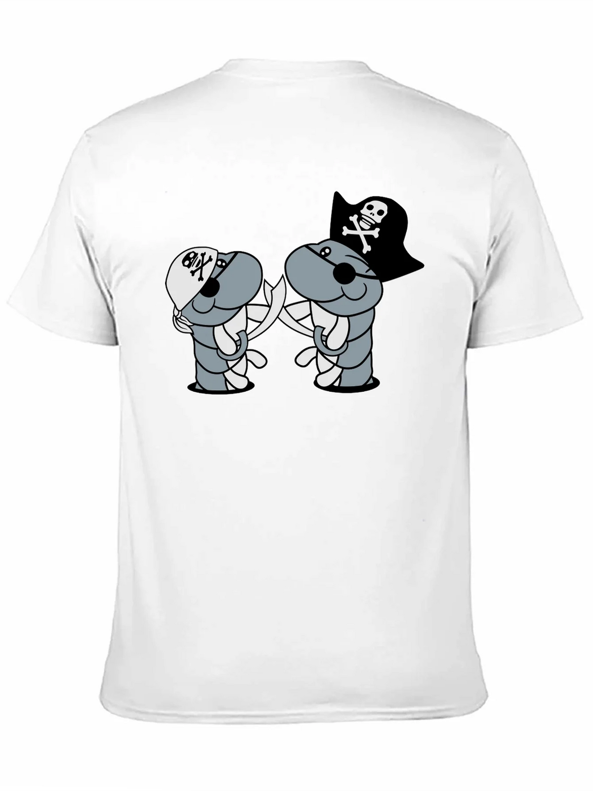 Pirate Cartoon T-Shirt - Black product image 10
