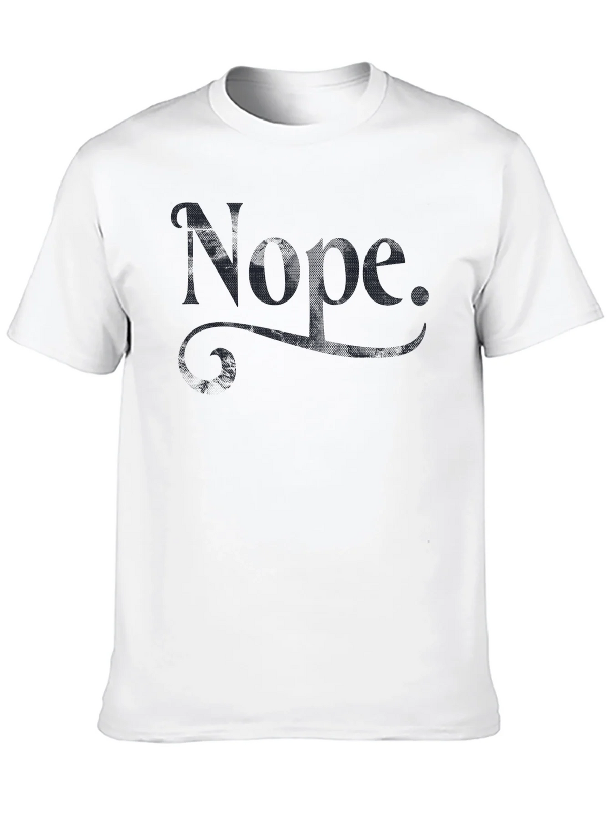 Nope Graphic Tee - Soft Cotton Casual T-Shirt product image 7