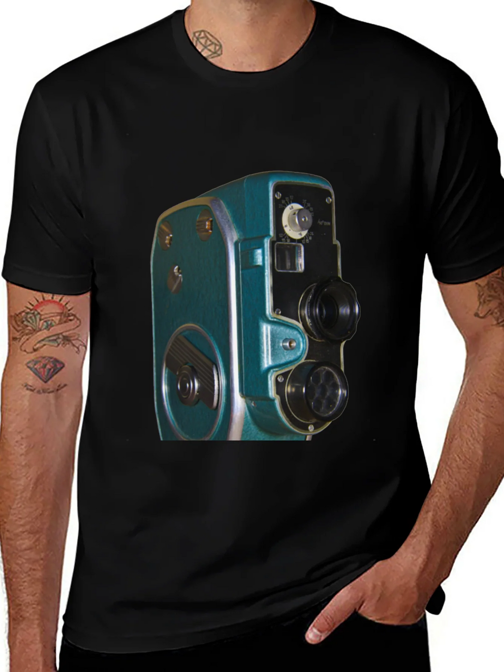Retro Camera Graphic T-Shirt - Vintage Film Enthusiast Tee product image 1
