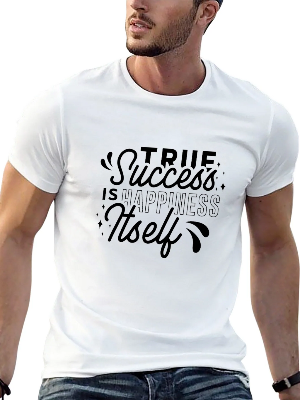 True Success Happiness Graphic T-Shirt product image 8