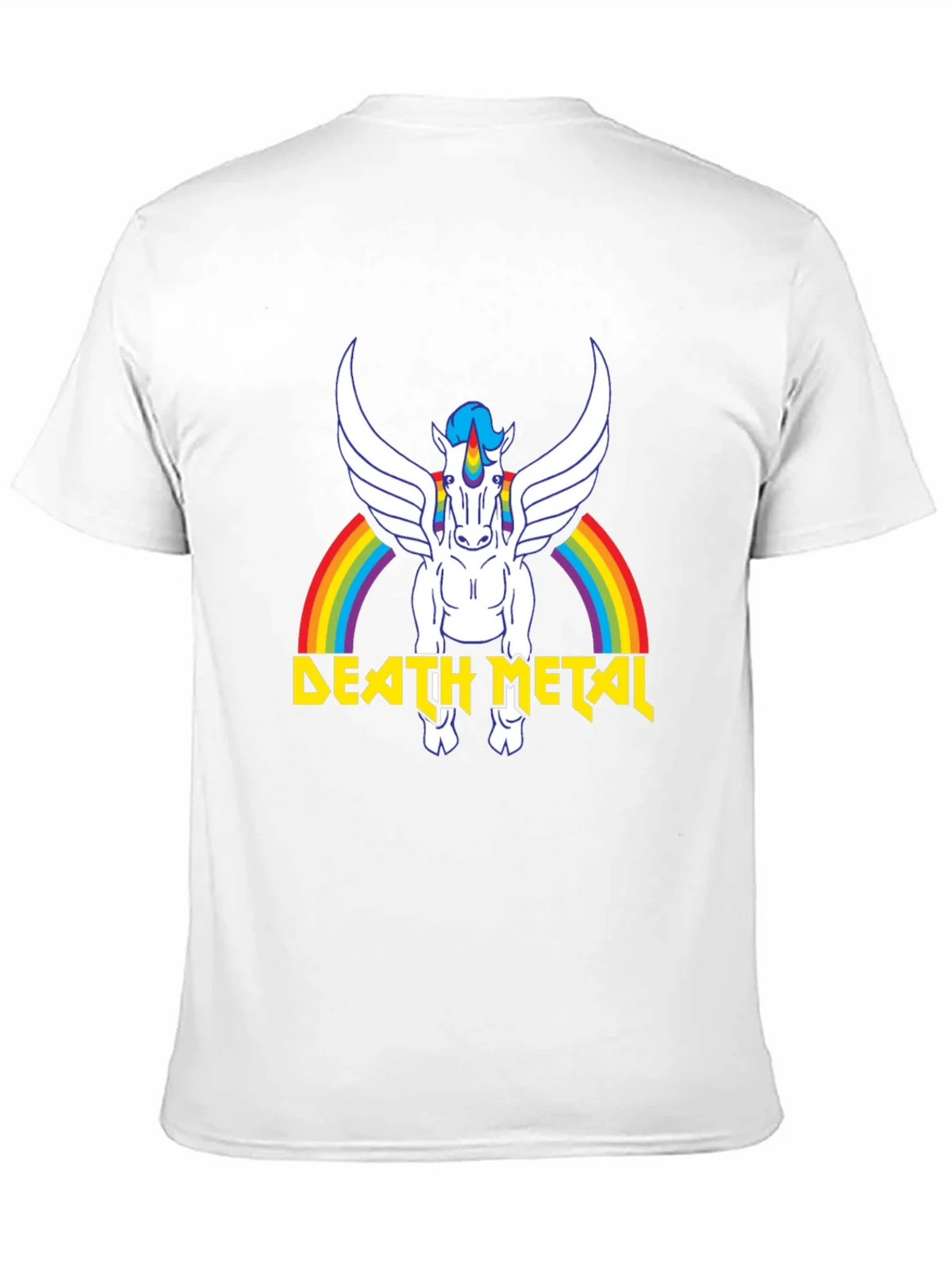 Death Metal Unicorn Rainbow T-Shirt product image 3