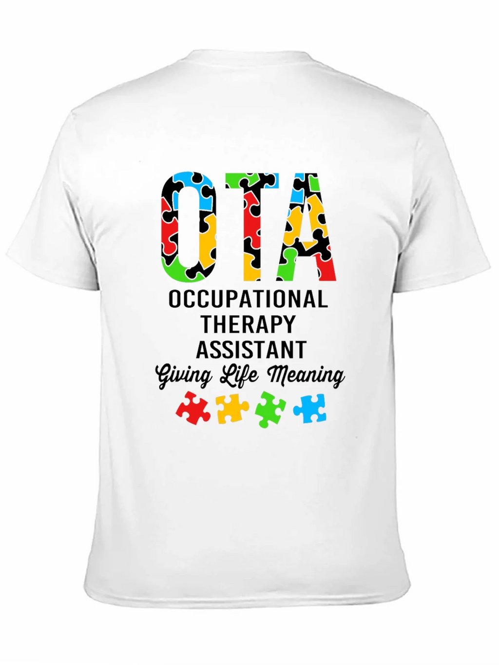 OTA Autism Puzzle Piece T-Shirt product image 8