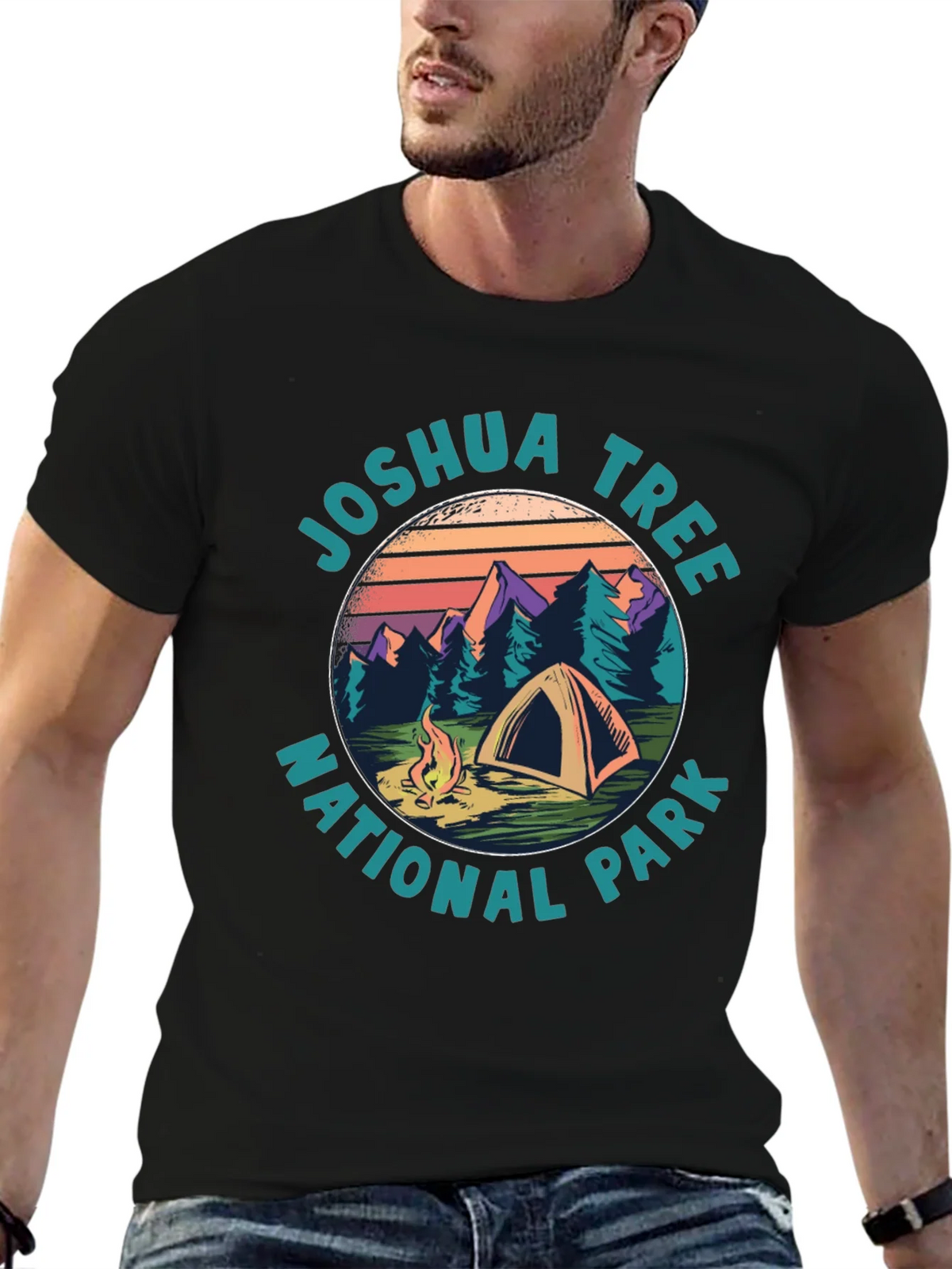 Joshua Tree National Park Camping T-Shirt product image 6