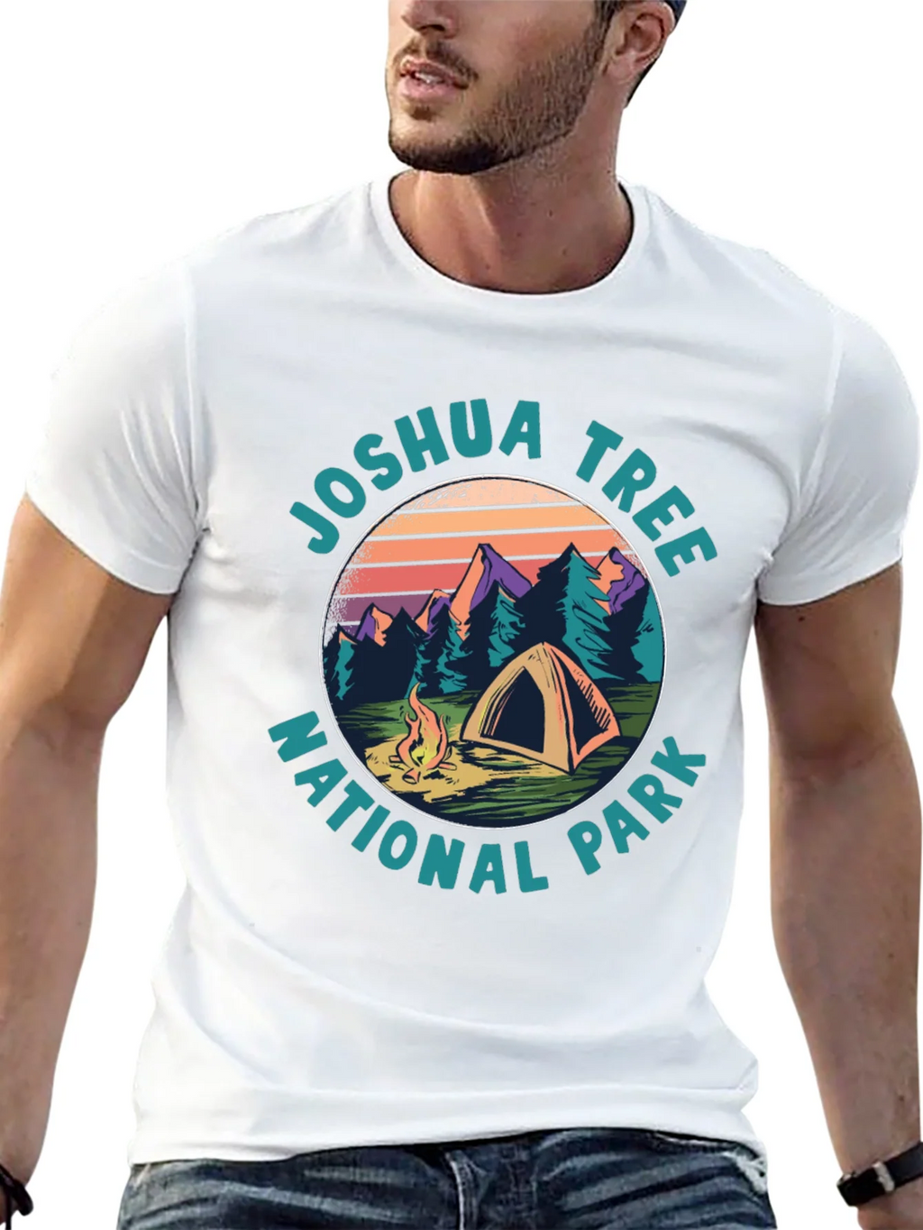 Joshua Tree National Park Camping T-Shirt product image 12