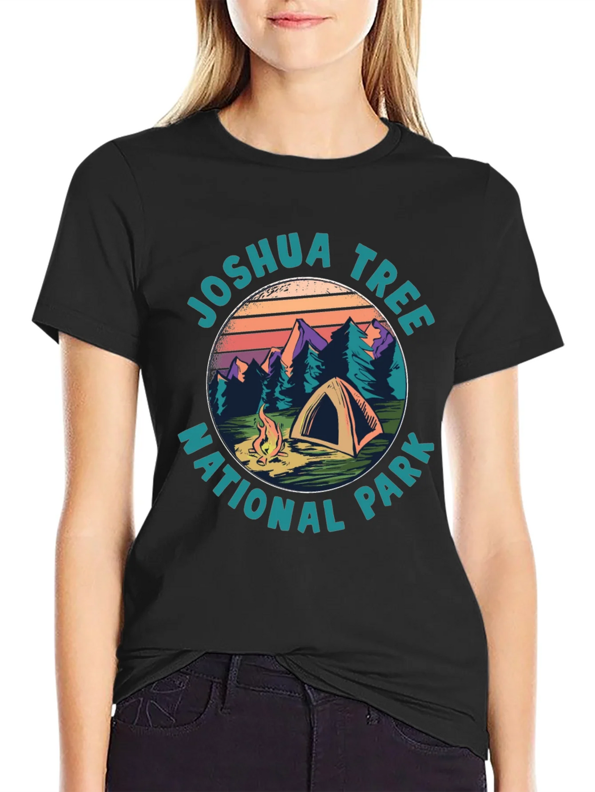 Joshua Tree National Park Camping T-Shirt product image 2