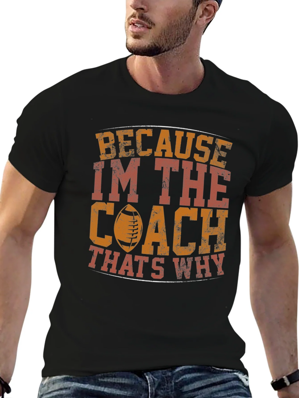 Coach T-Shirt - Because Im The Thats Why product image 6