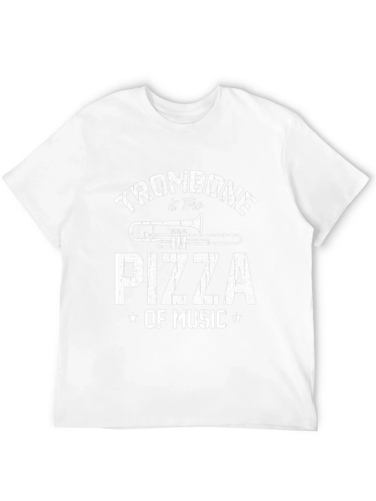 Trombone is the Pizza of Music - Funny T-Shirt product image 11