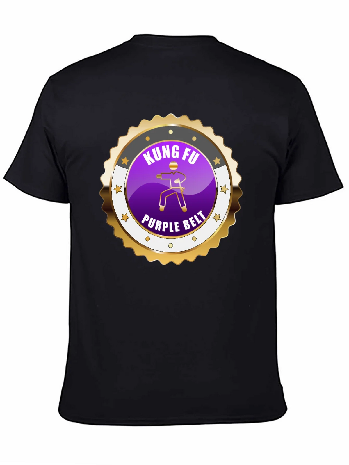 Kung Fu Purple Belt Martial Arts Graphic Tee product image 4