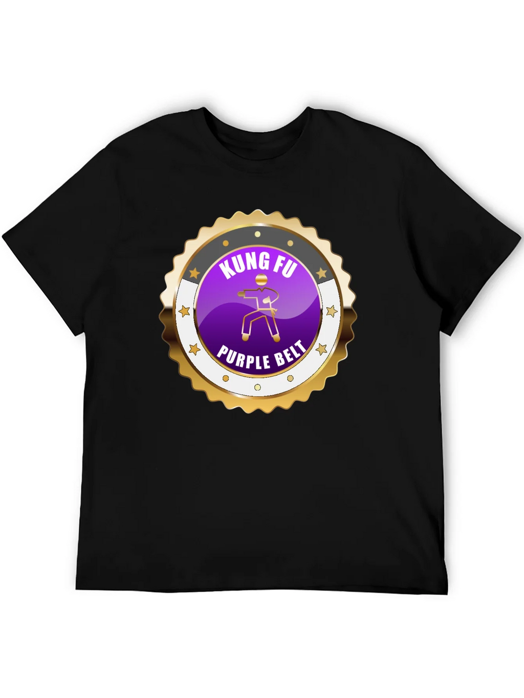 Kung Fu Purple Belt Martial Arts Graphic Tee product image 5