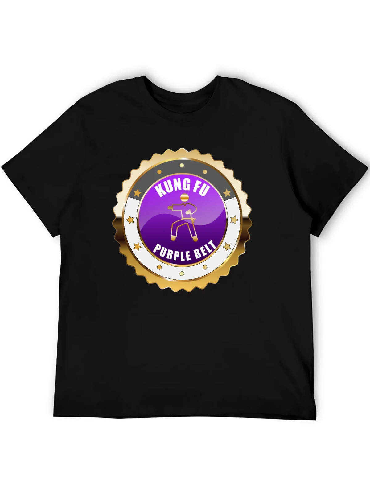 Kung Fu Purple Belt Martial Arts Graphic Tee product image 5