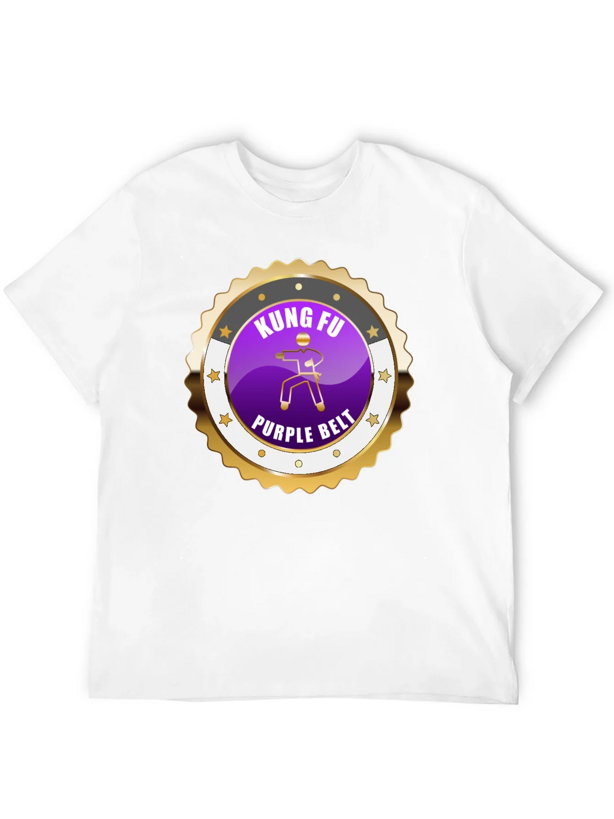 Kung Fu Purple Belt Martial Arts Graphic Tee product image 11