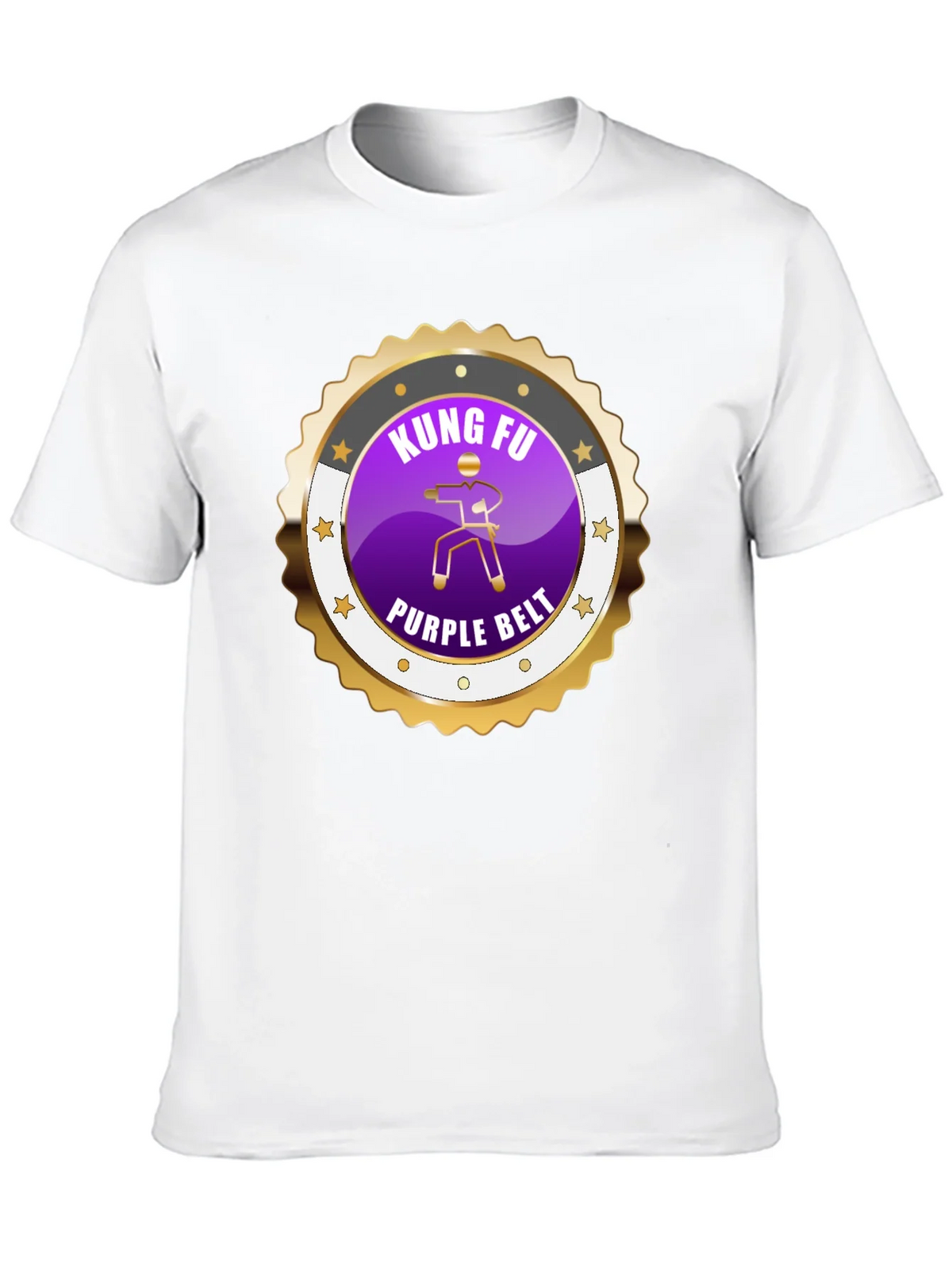 Kung Fu Purple Belt Martial Arts Graphic Tee product image 9