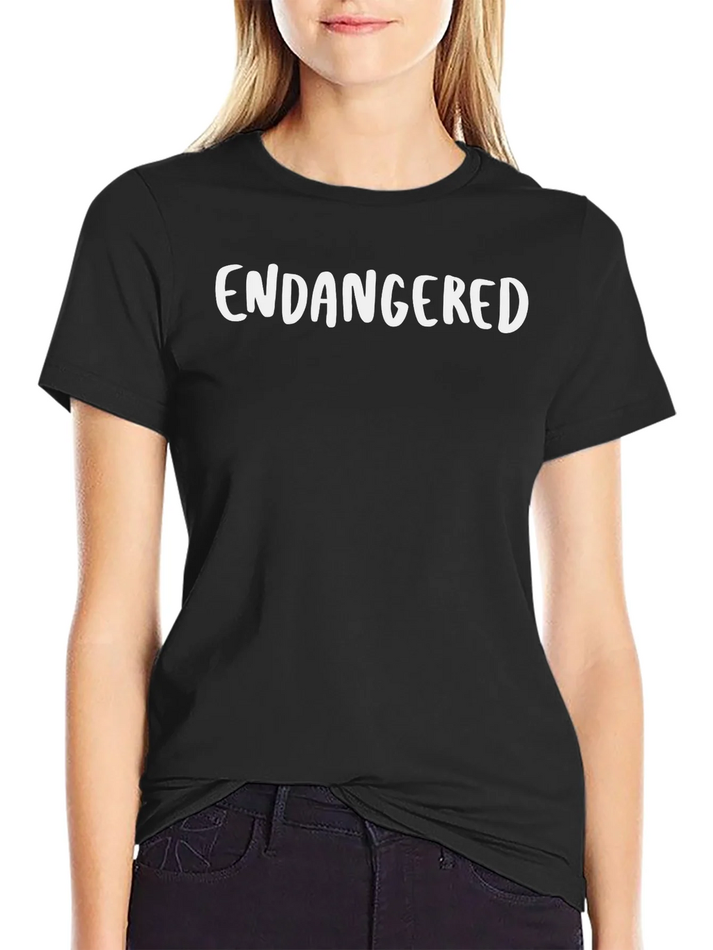 Endangered Graphic Tee - Classic Black T-Shirt product image 2