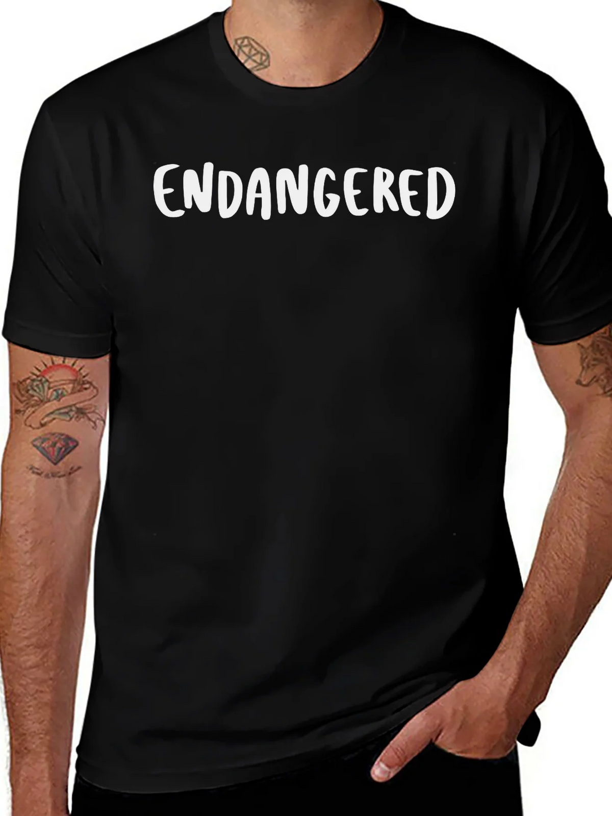 Endangered Graphic Tee - Classic Black T-Shirt product image 1