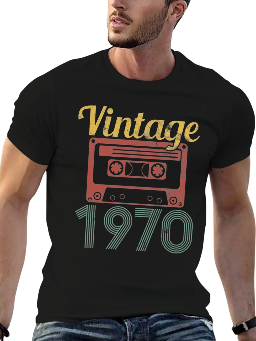 Vintage 1970 Cassette Tape T-Shirt product image 6