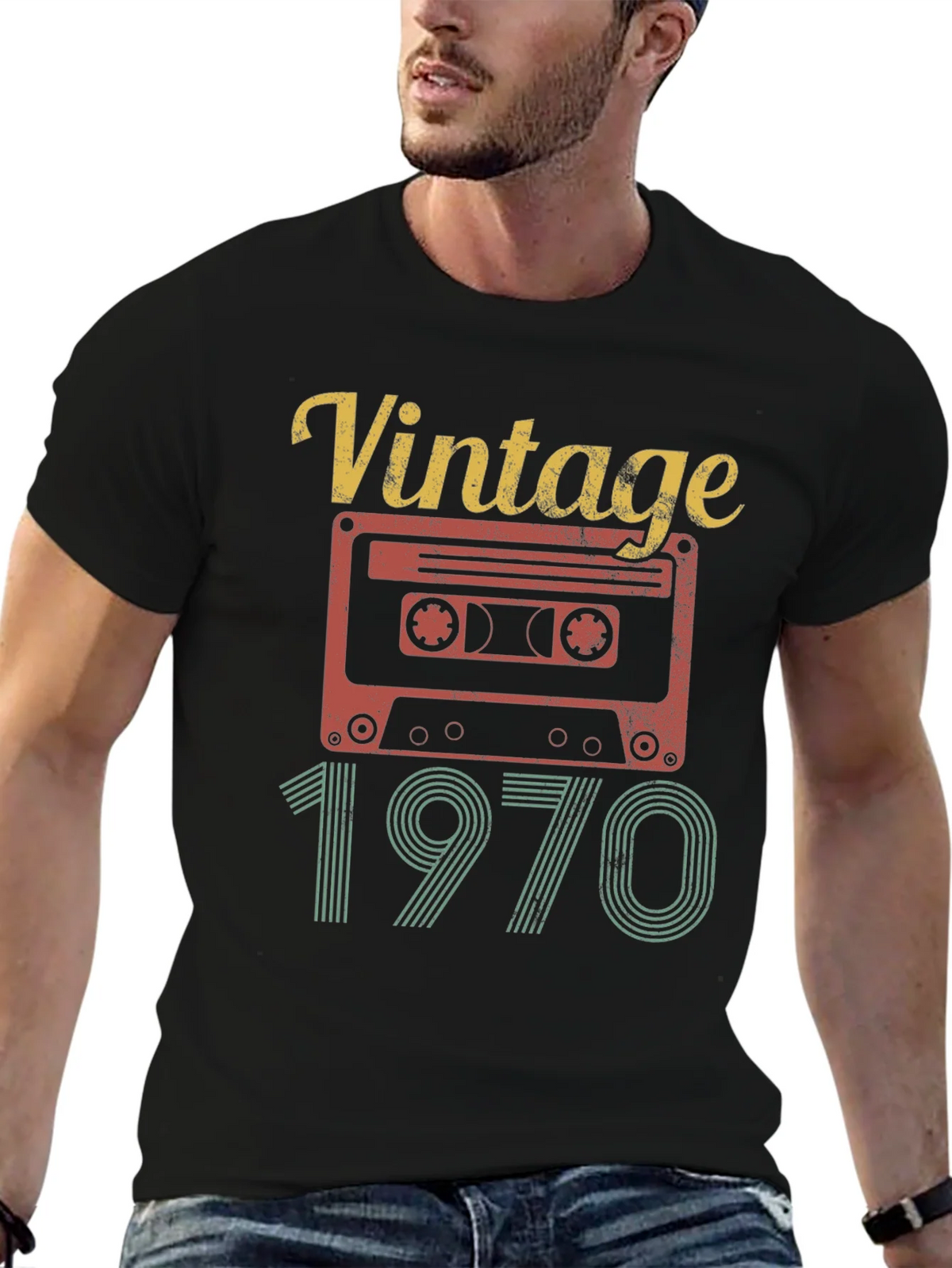 Vintage 1970 Cassette Tape T-Shirt product image 6