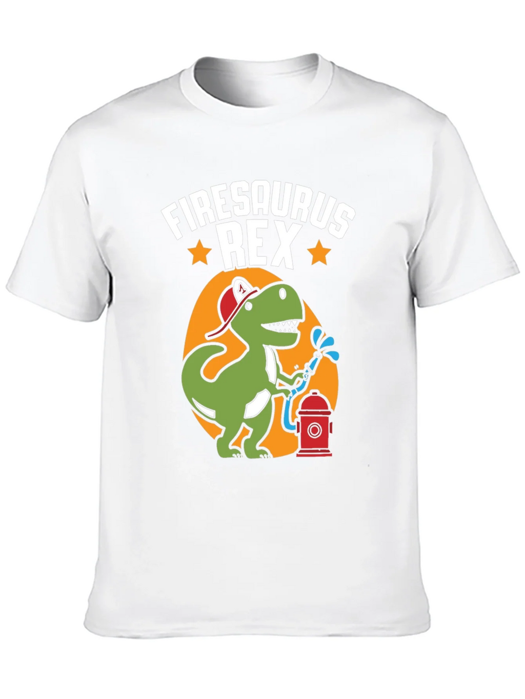 Firesaurus Rex Graphic Tee - Firefighter Dinosaur T-Shirt product image 9