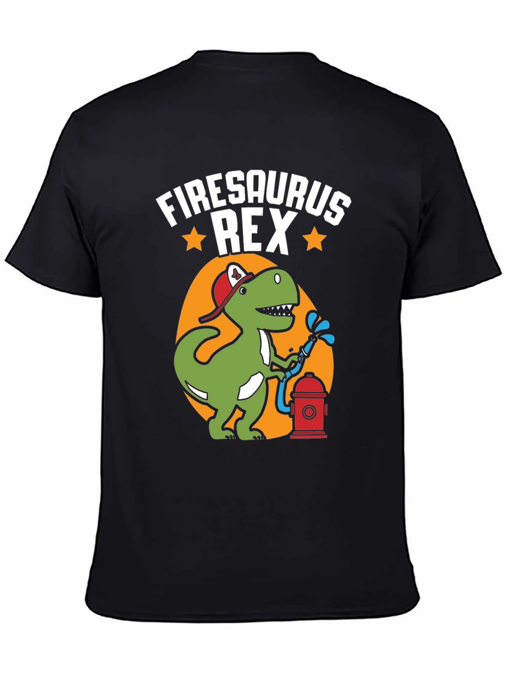 Firesaurus Rex Graphic Tee - Firefighter Dinosaur T-Shirt product image 4