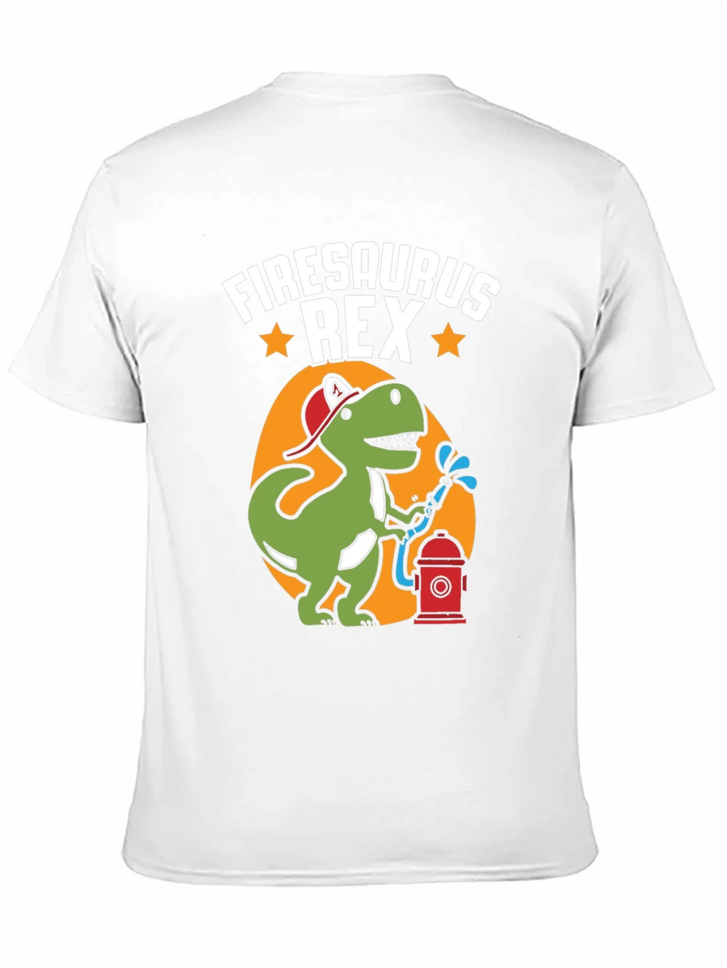 Firesaurus Rex Graphic Tee - Firefighter Dinosaur T-Shirt product image 10