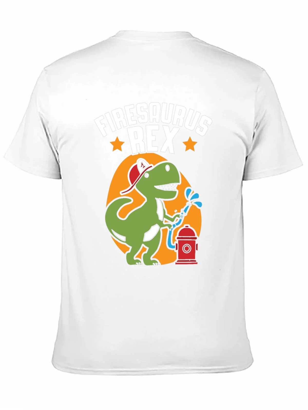 Firesaurus Rex Graphic Tee - Firefighter Dinosaur T-Shirt product image 10