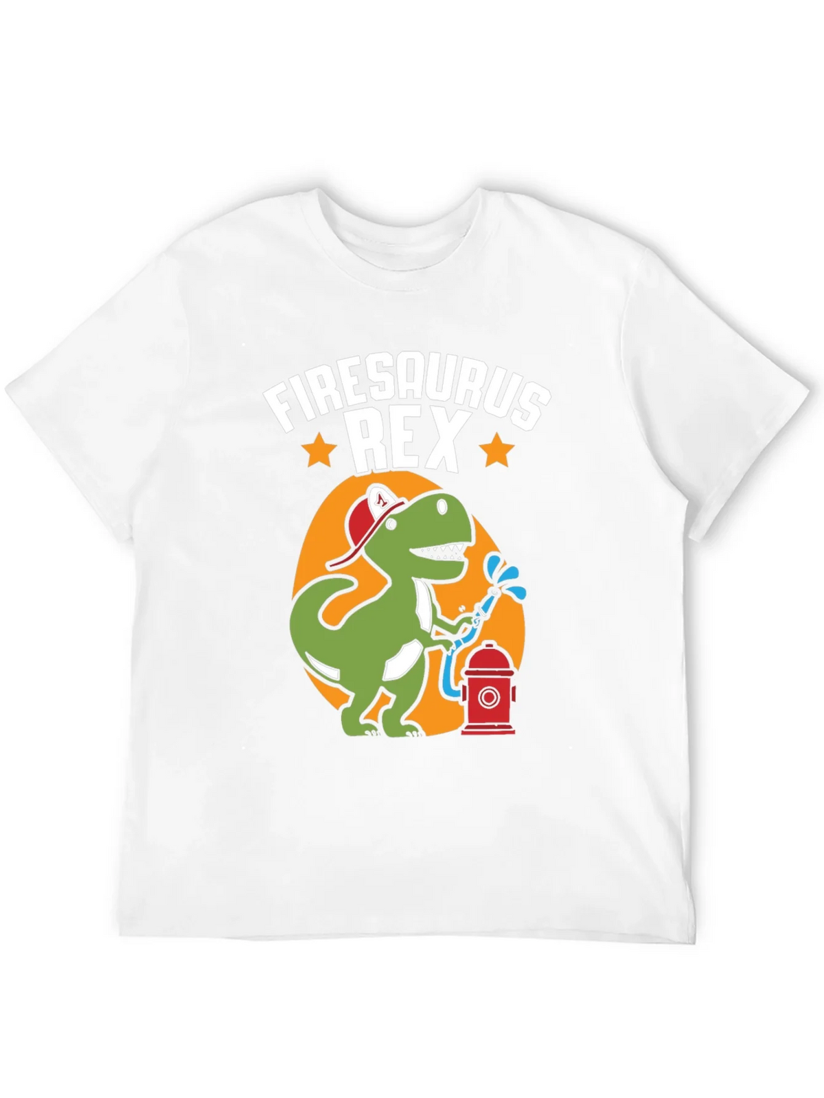 Firesaurus Rex Graphic Tee - Firefighter Dinosaur T-Shirt product image 11