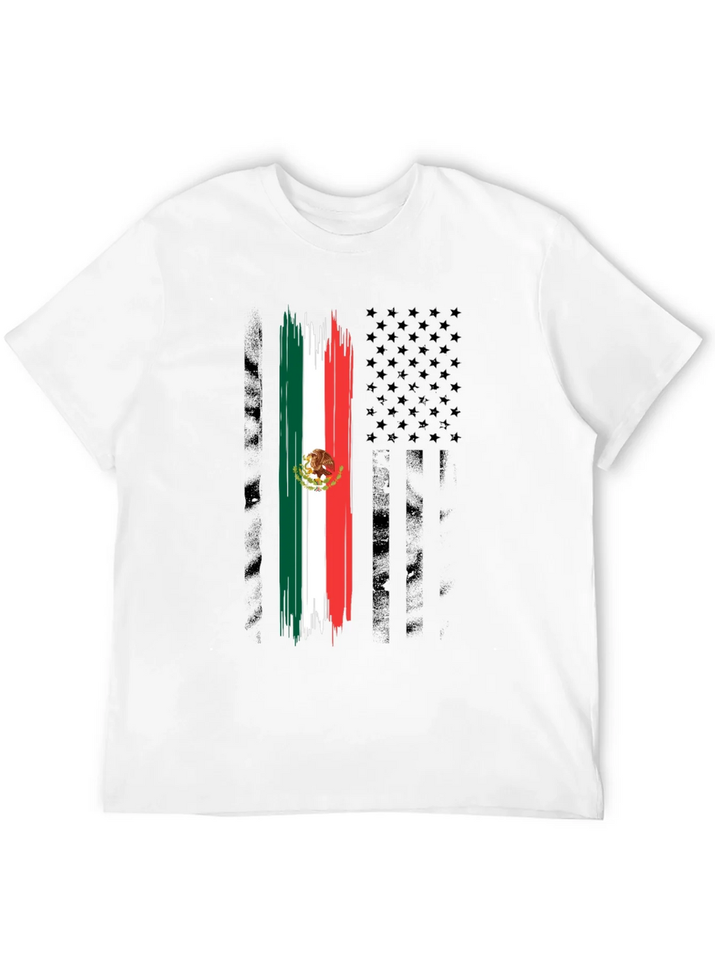 Mexican American Flag T-Shirt product image 11