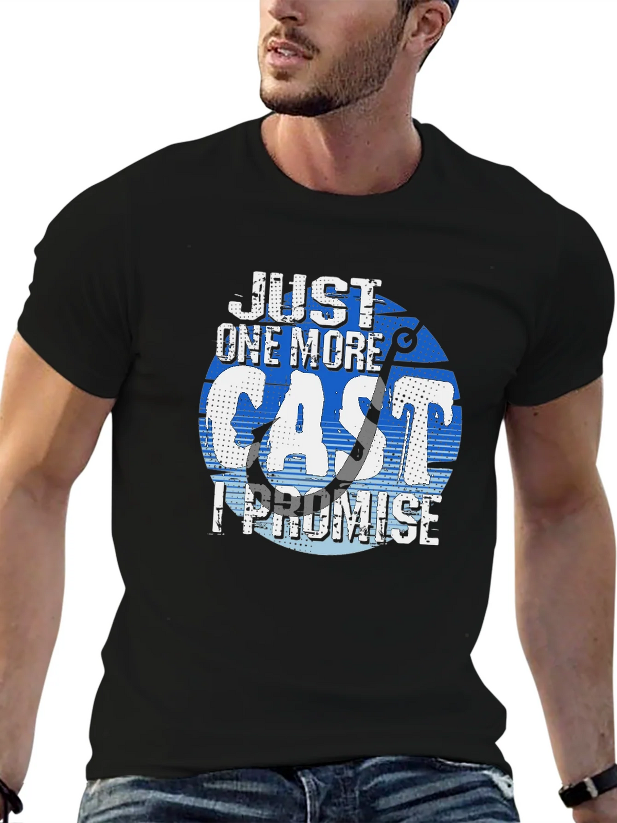 Just One More Cast Fishing T-Shirt product image 6