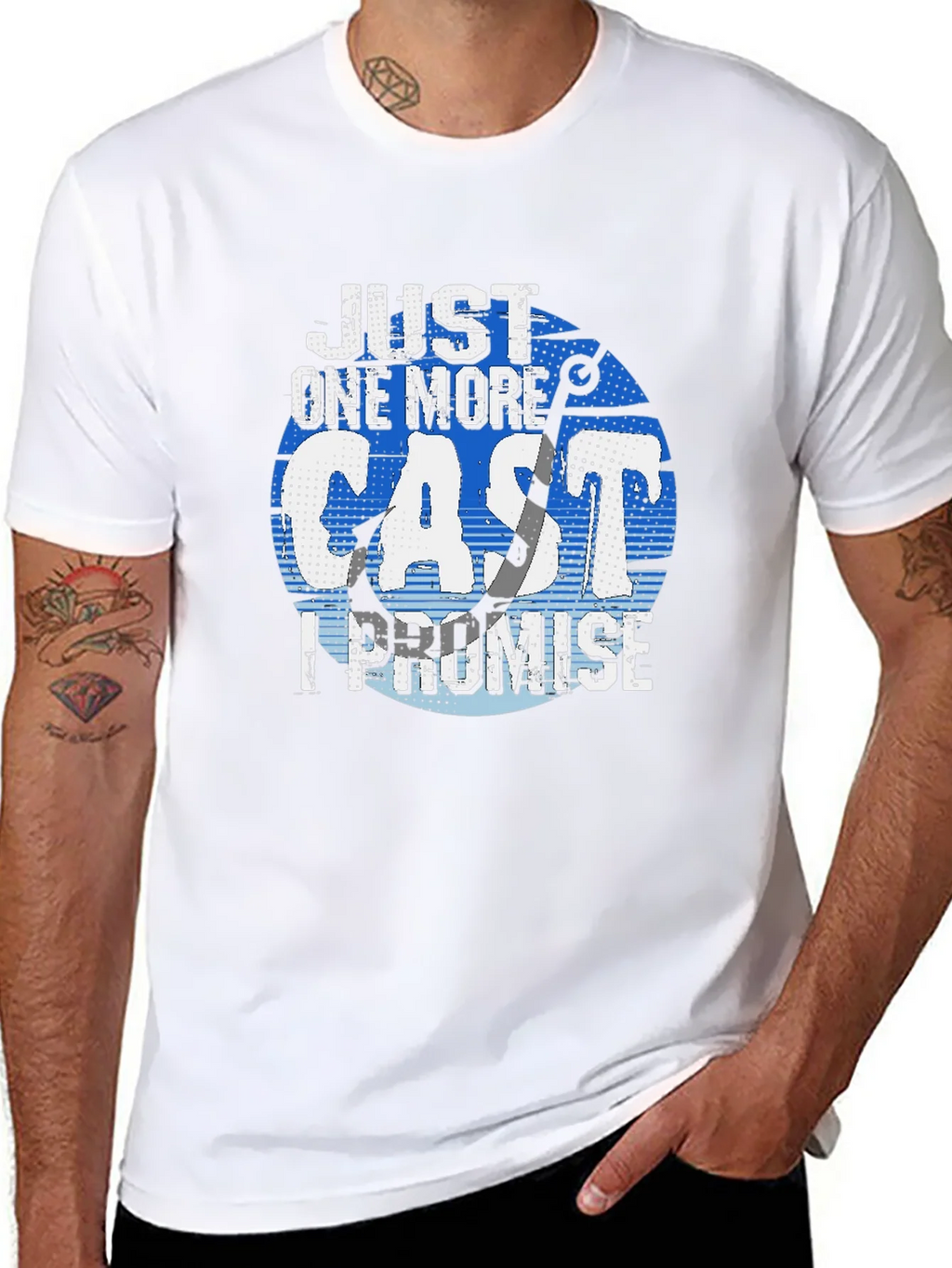 Just One More Cast Fishing T-Shirt product image 7