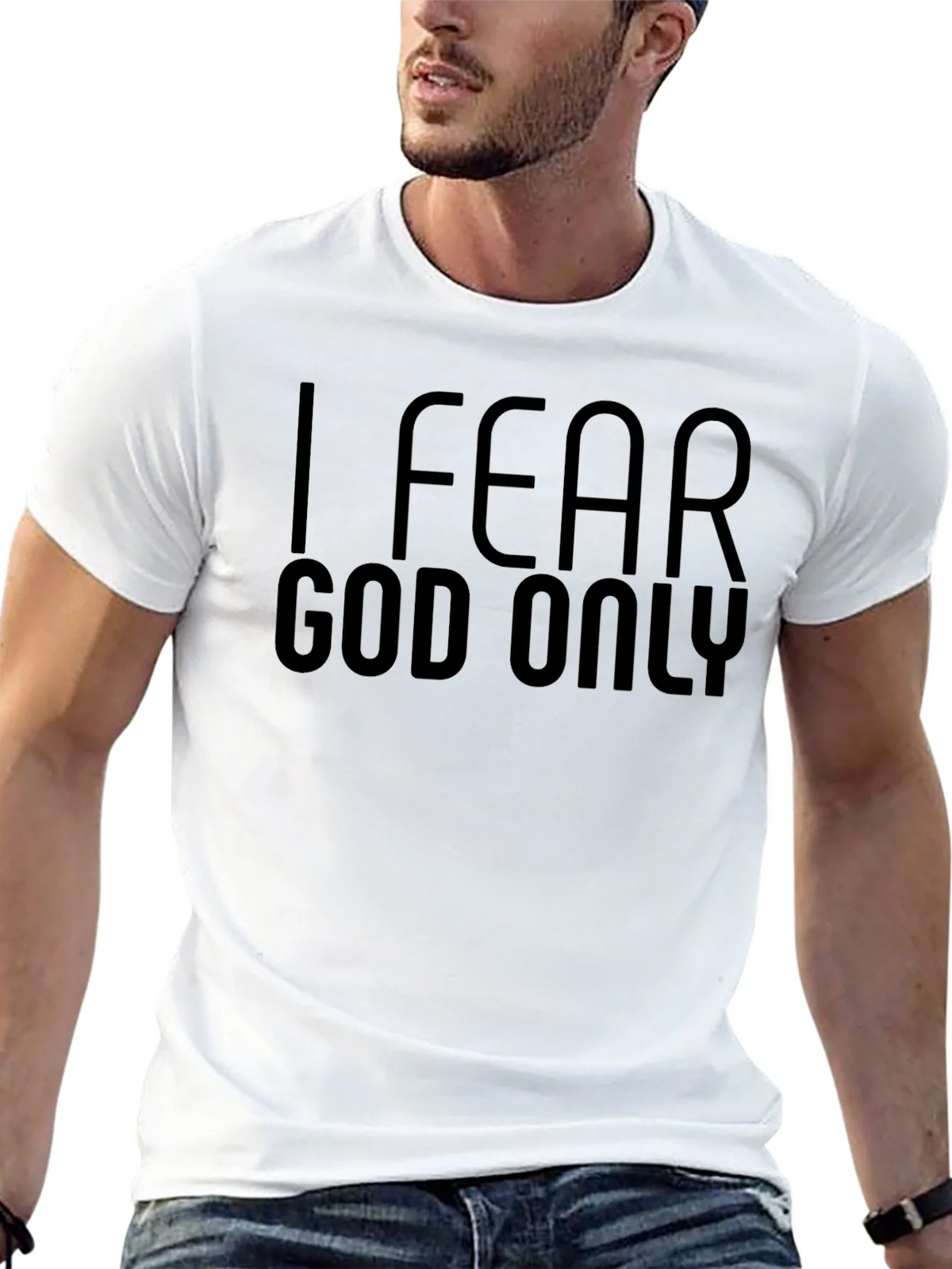 I Fear God Only Graphic Tee - Black product image 12