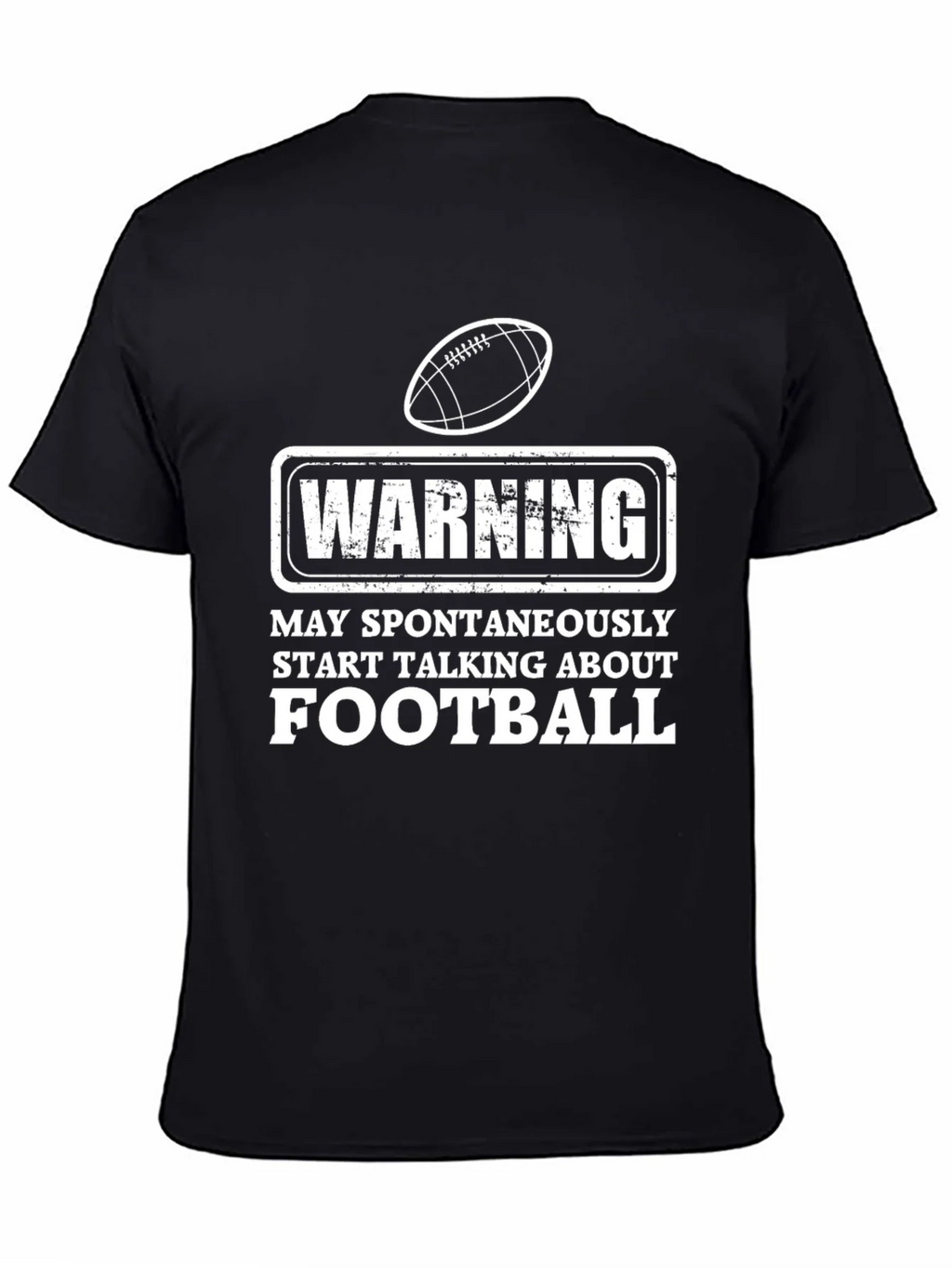 Warning Football T-Shirt - Spontaneous Talks product image 4