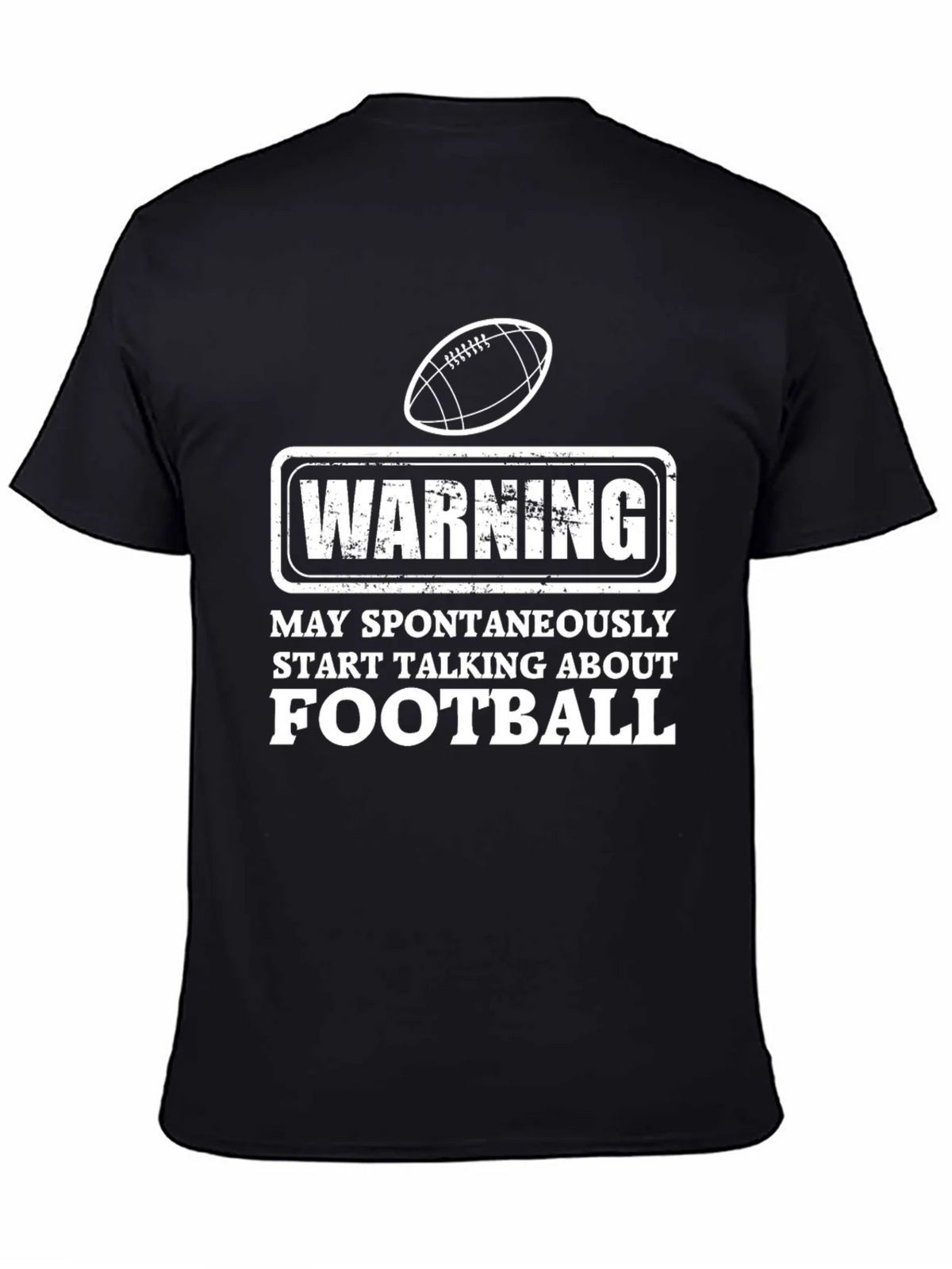 Warning Football T-Shirt - Spontaneous Talks product image 4