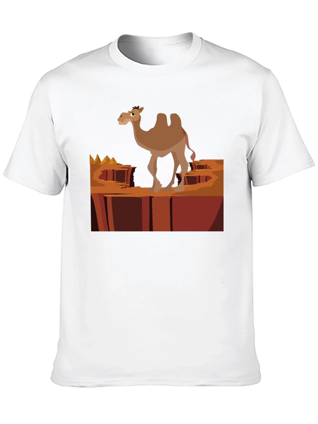 Desert Camel Graphic T-Shirt - Black Cotton Tee product image 9