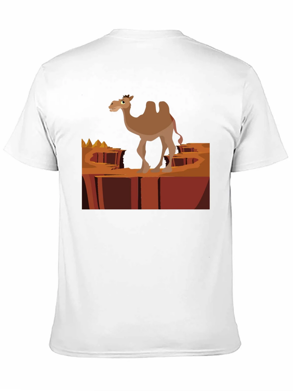 Desert Camel Graphic T-Shirt - Black Cotton Tee product image 10