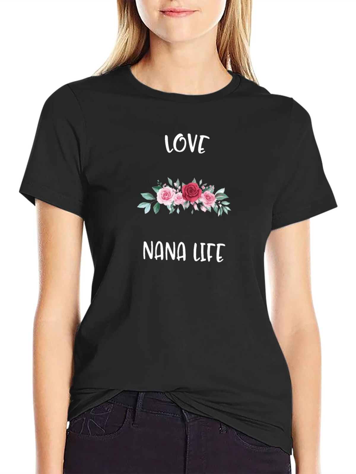 Love Nana Life Floral Graphic Tee product image 2