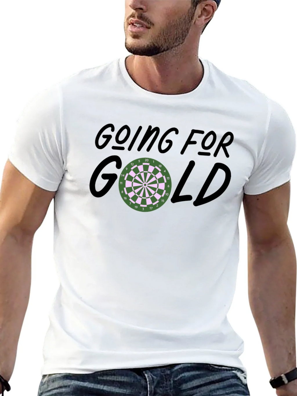 Going For Gold Dartboard Graphic T-Shirt product image 8