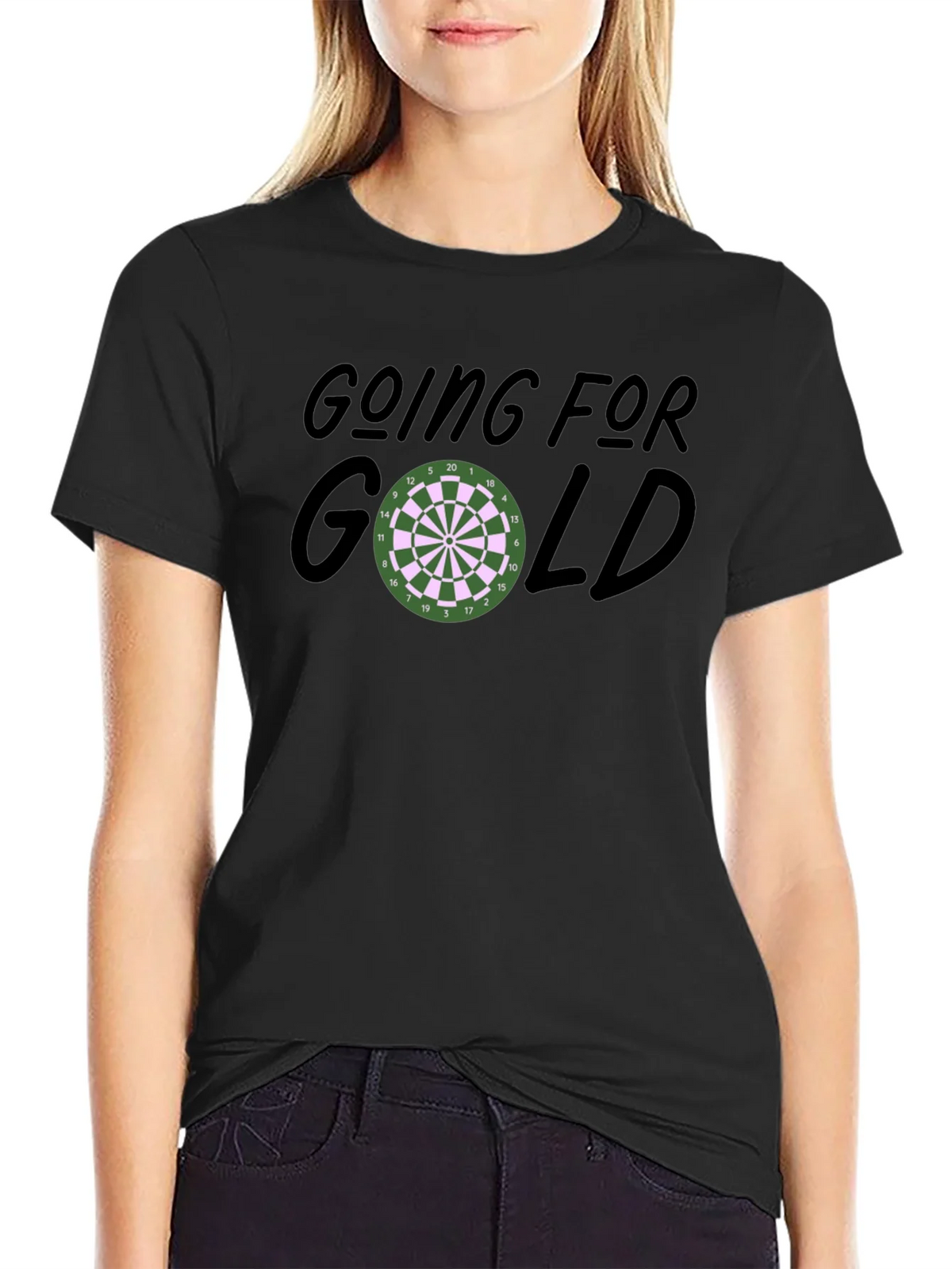 Going For Gold Dartboard Graphic T-Shirt product image 1