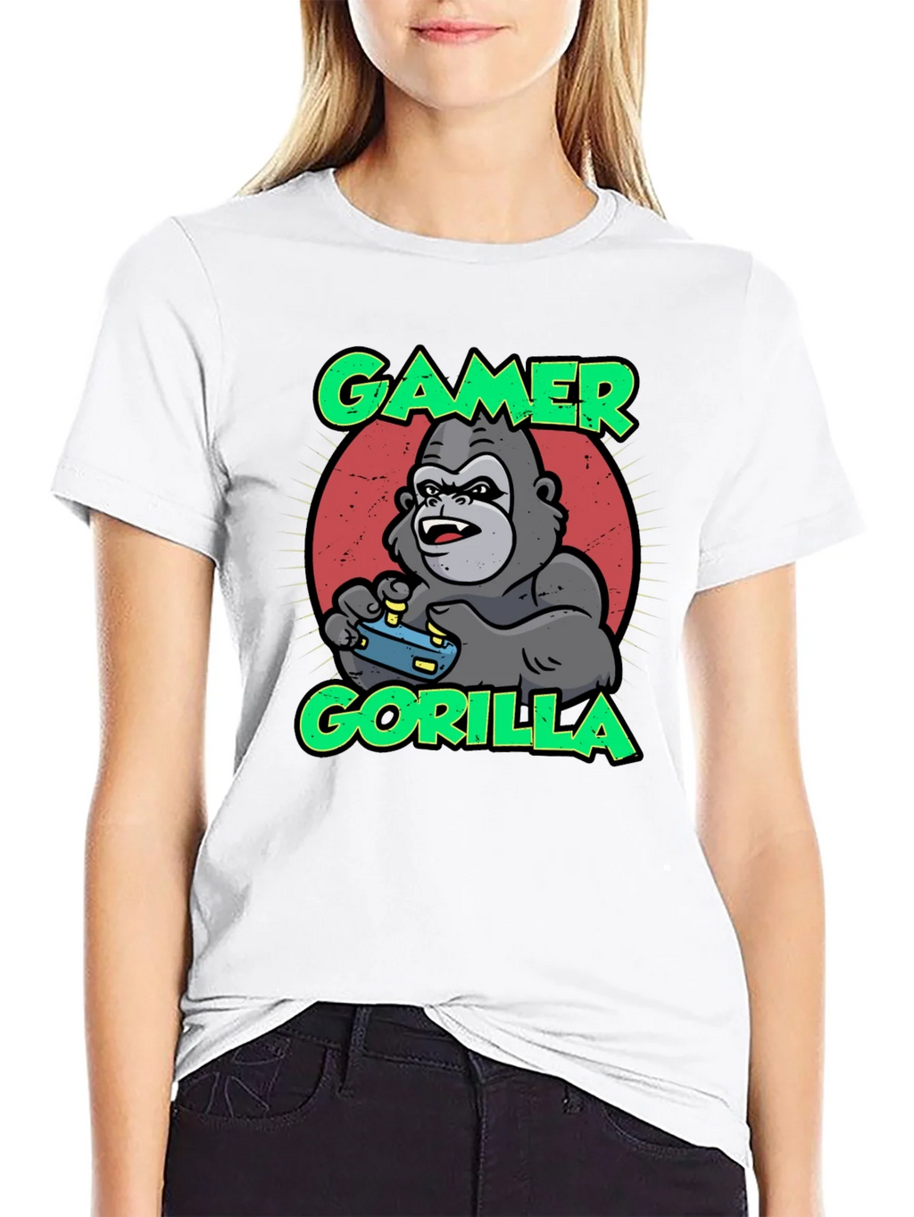 Gamer Gorilla T-Shirt - Funny Gaming Apparel product image 8