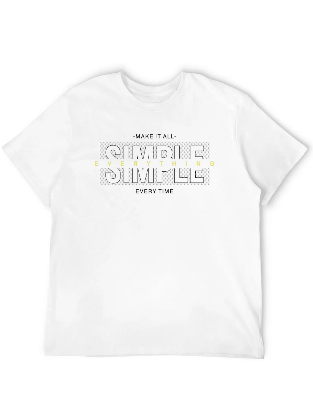 Simple Everything Tee - Black Graphic T-Shirt product image 11