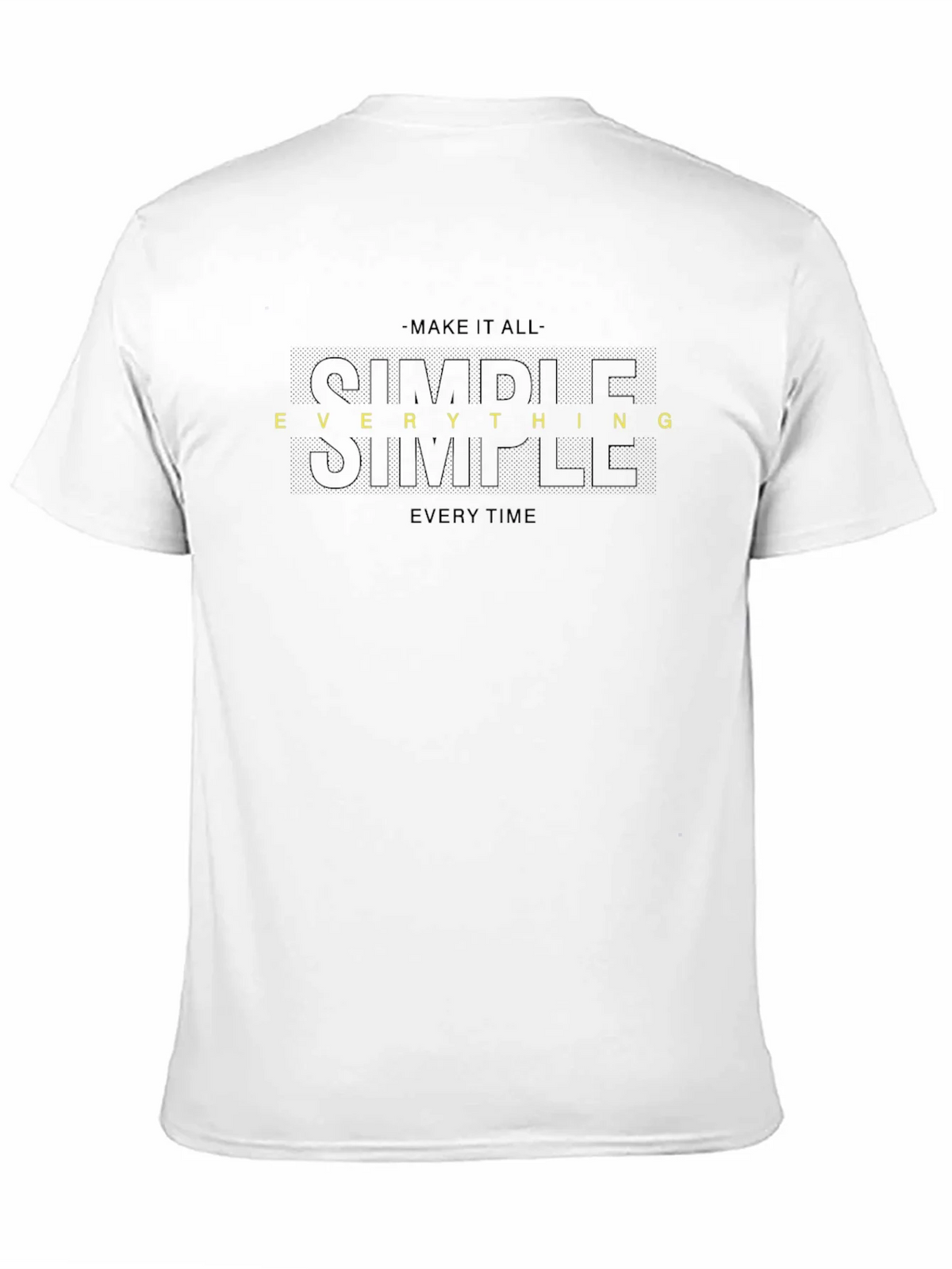 Simple Everything Tee - Black Graphic T-Shirt product image 10